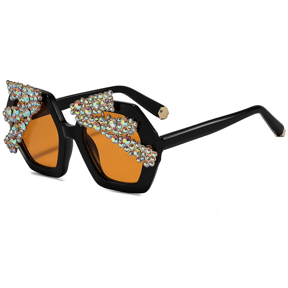Women’s statement sunglasses with sparkling crystal frame Stornfield