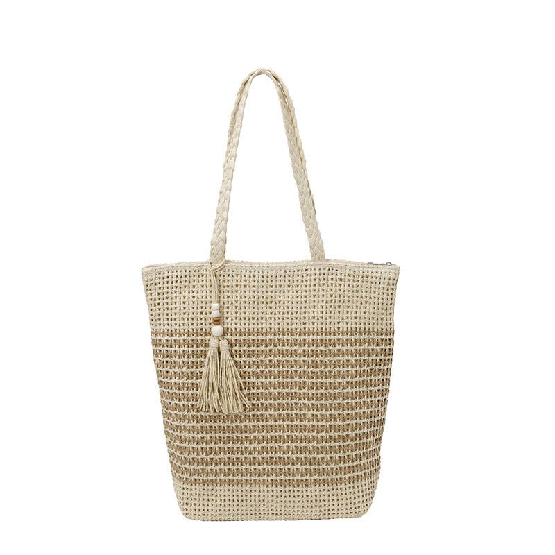Elegant Woven Beach Bag Stornfield