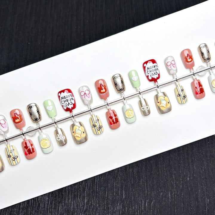 Themed Decorative Press-On Nail Collection