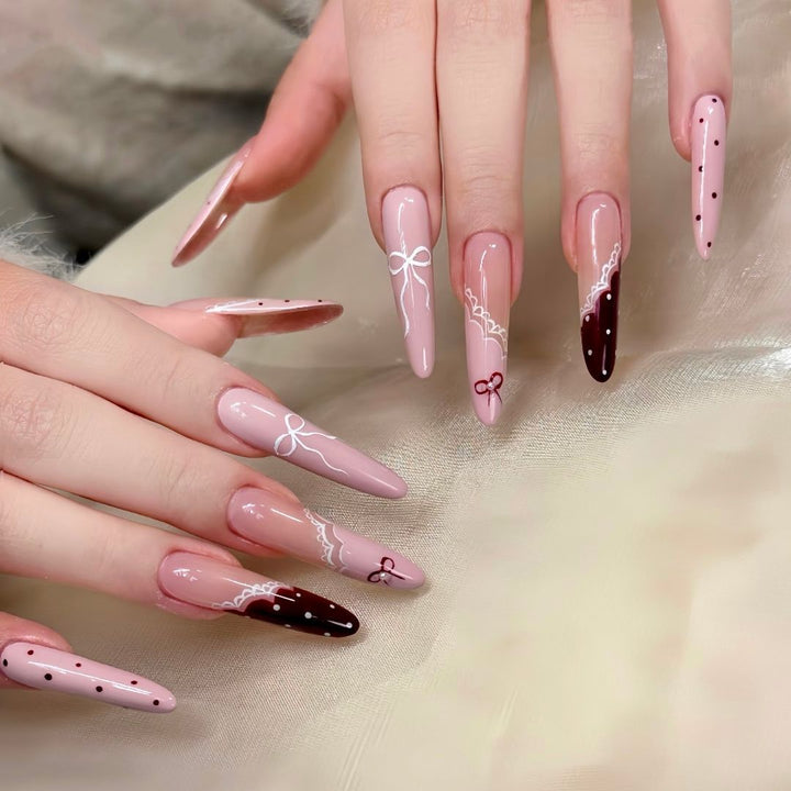 Artistic Long Stiletto Nail Enhancements Stornfield
