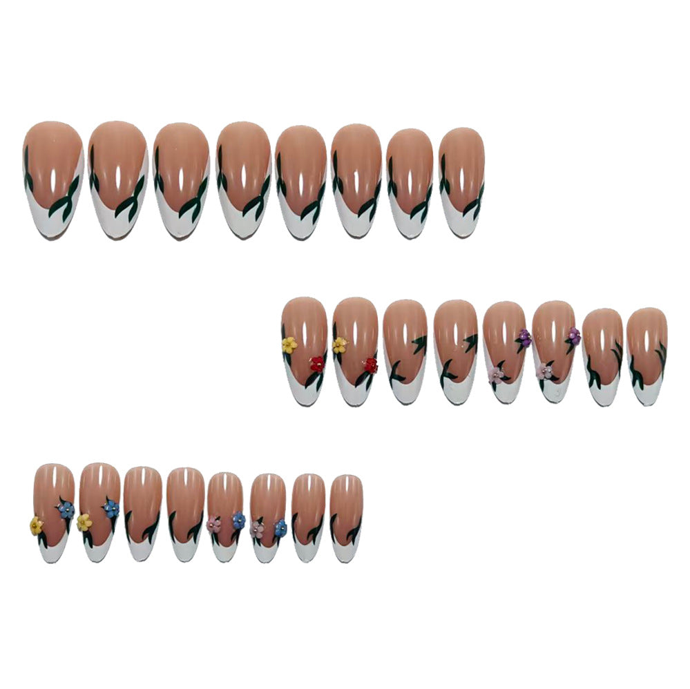 Artificial Nail Set with Floral Design Stornfield