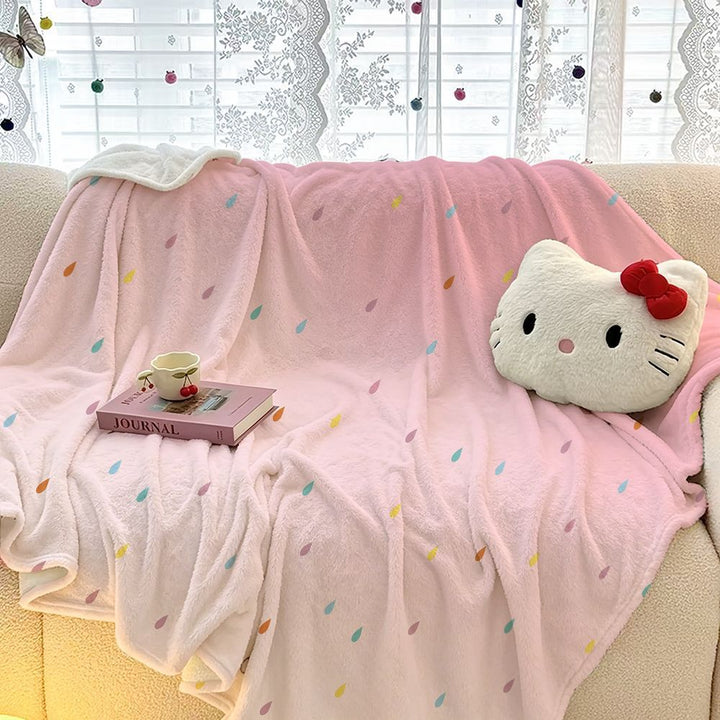 Cozy Decorative Fleece Throw Blanket