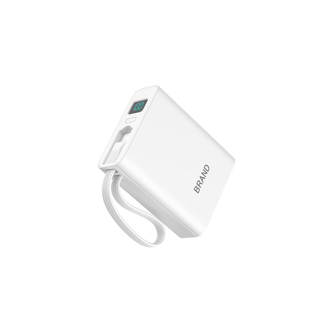 Portable power bank with integrated cable management and fast charging function Stornfield