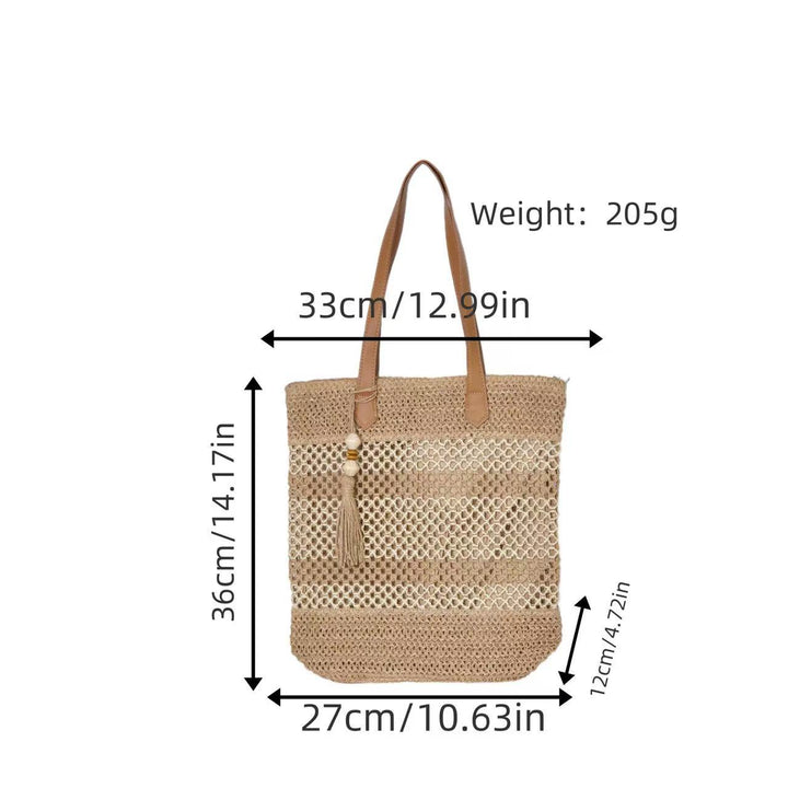 Handmade net beach bag Stornfield