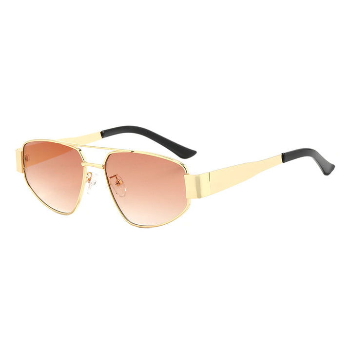 Men's Aviator-Style Metallic Sunglasses Stornfield