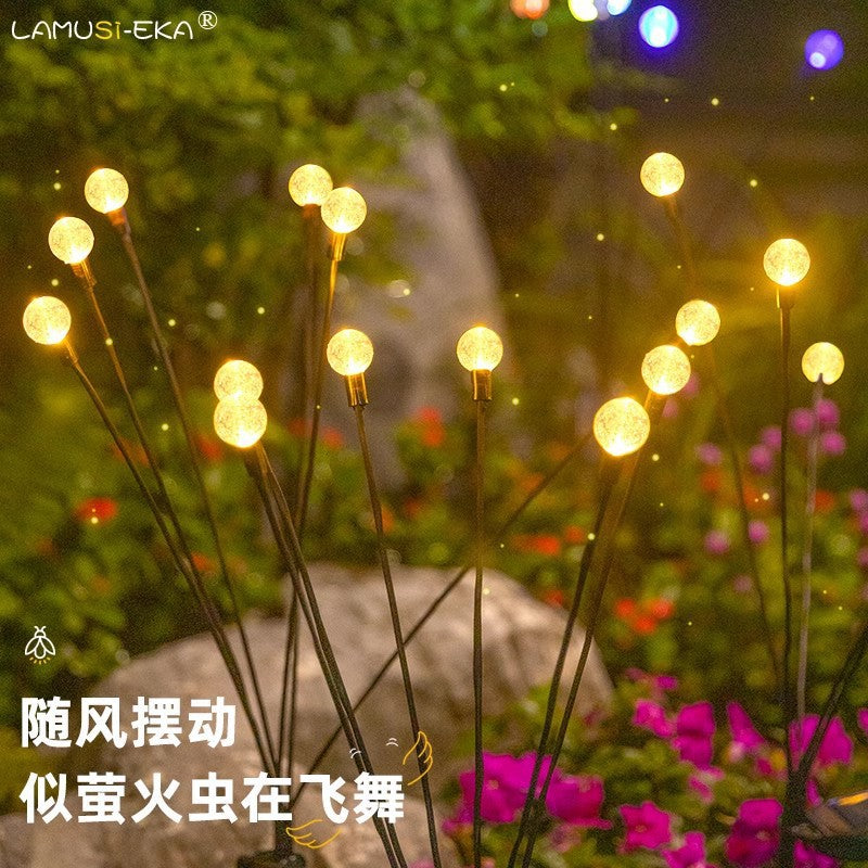 Decorative LED Fiber Optic Flower Stakes Bouquet Stornfield