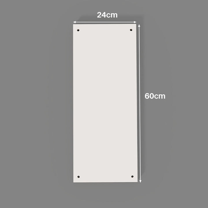 Heavy-Duty Square Mounting Cover Plate with Four Corner Fastener Holes