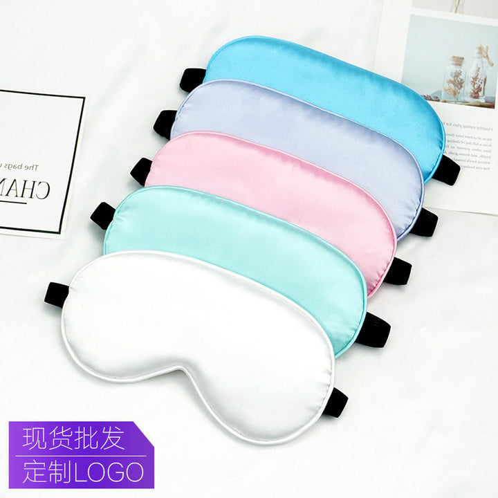 Unisex nan luxurious satin sleep mask with anatomical contour and adjustable elastic band Stornfield