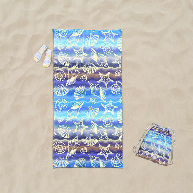 practical beach towel with integrated tote bag design Stornfield
