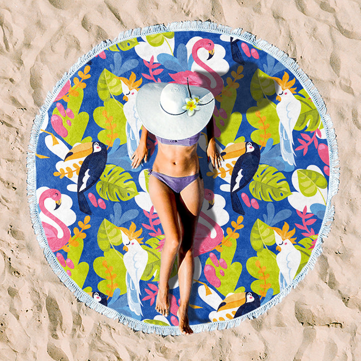 Rundstrand towel with unique sunset design Stornfield