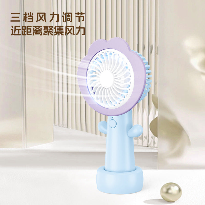 Flower-Shaped Handheld Cooling Fan Stornfield