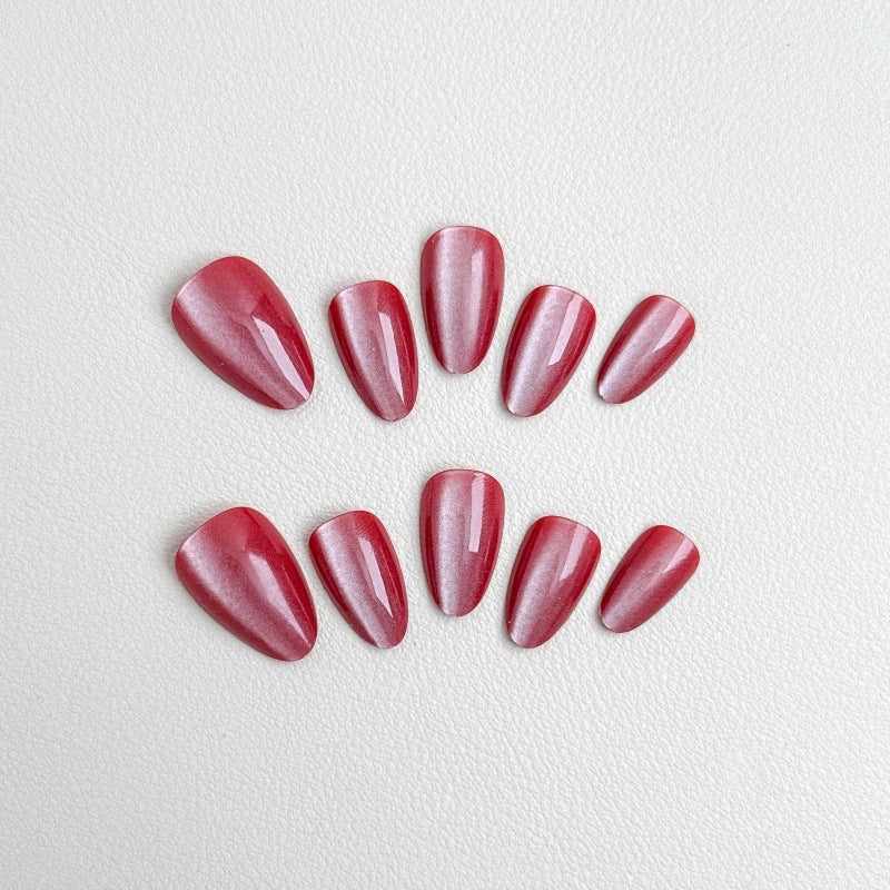 Elegant artificial nails with shimmering finish Stornfield