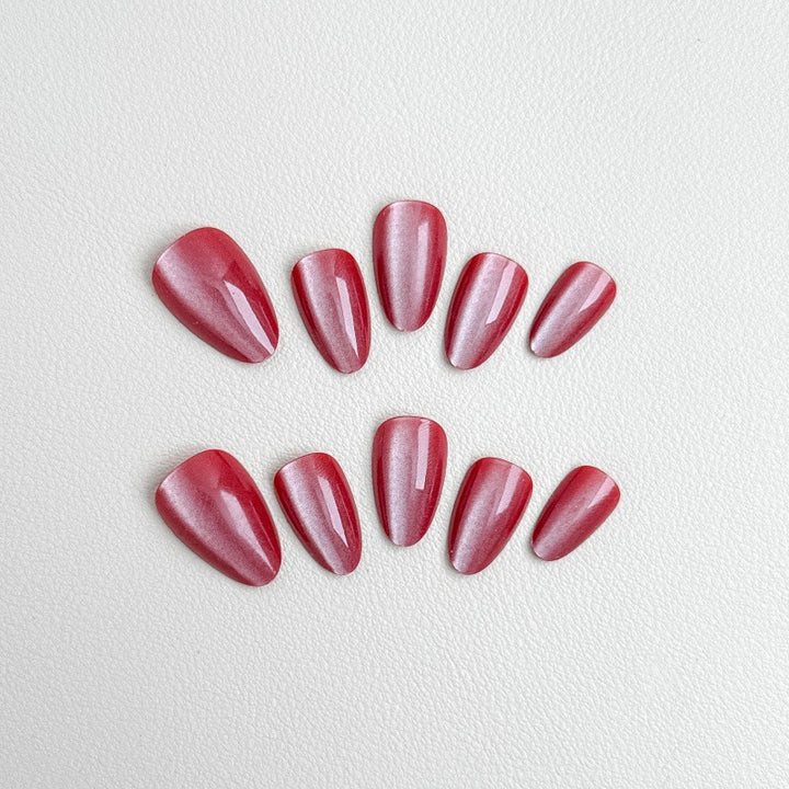 Elegant artificial nails with shimmering finish Stornfield