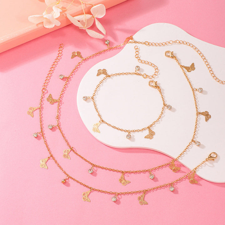 Butterfly Charm Anklet Stornfield