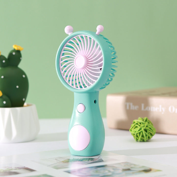 Unisex Mini Snail-Shaped USB Rechargeable Desk Fan Stornfield