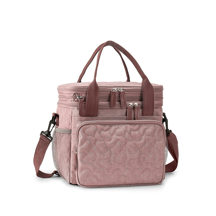 Cooler bag with insulated compartments and reinforced carrying system Stornfield
