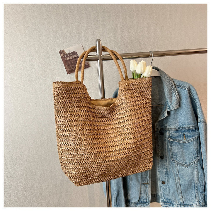 Handmade ven Straw Tote Bag Stornfield
