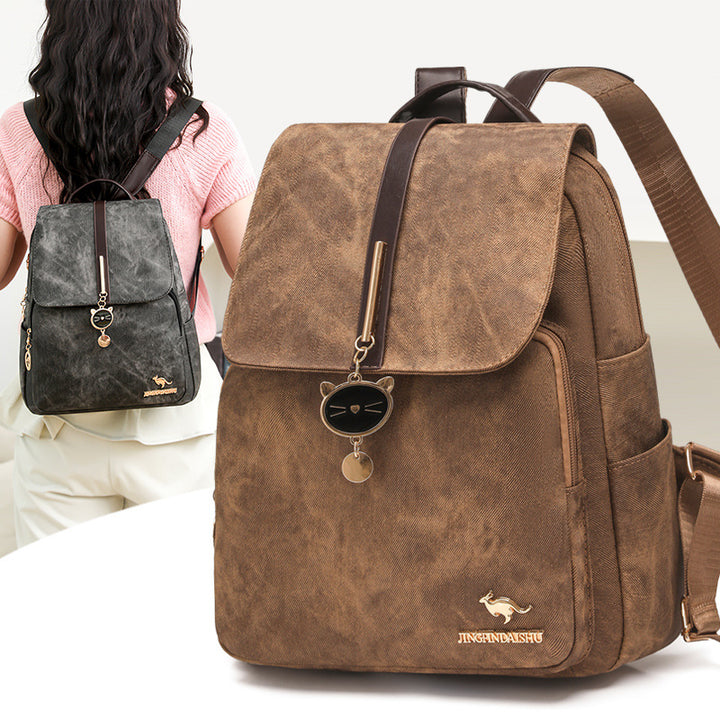 Vintage-Inspired Canvas Backpack Stornfield
