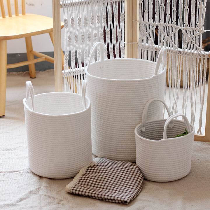 Stylish storage basket with handles Stornfield