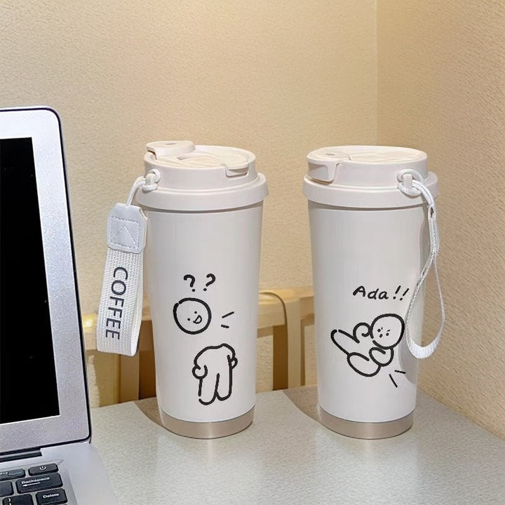 Ladies Insulated Drinking Bottle with Practical Flip Lid and Charming Hello Kitty Design Stornfield
