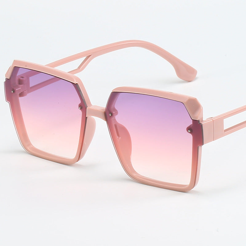 Ladies fashionable square sunglasses with filigree design Stornfield