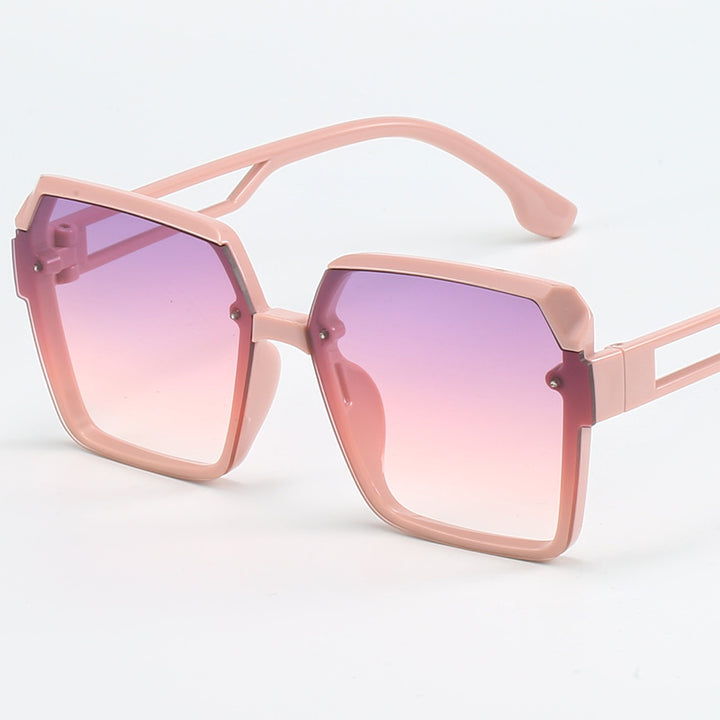 Ladies fashionable square sunglasses with filigree design Stornfield