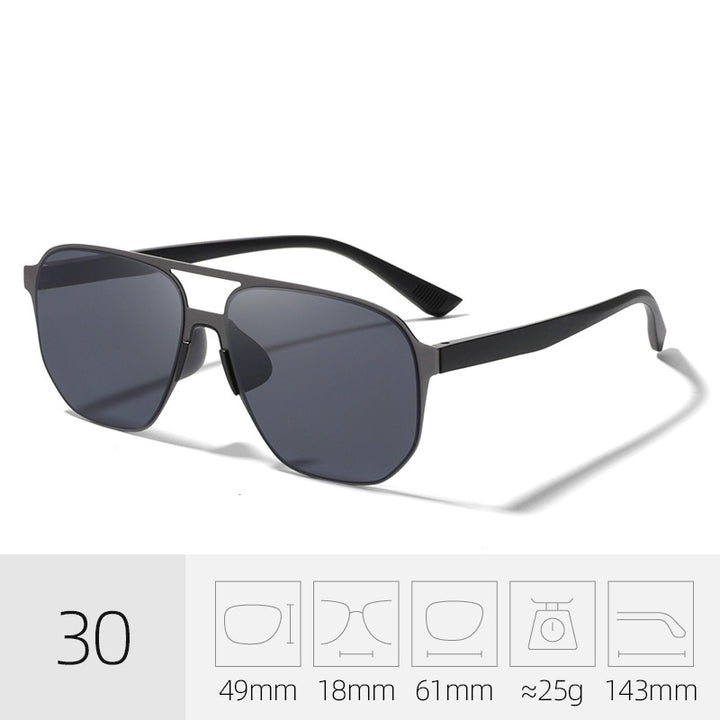Contemporary Square Frame Sunglasses Stornfield