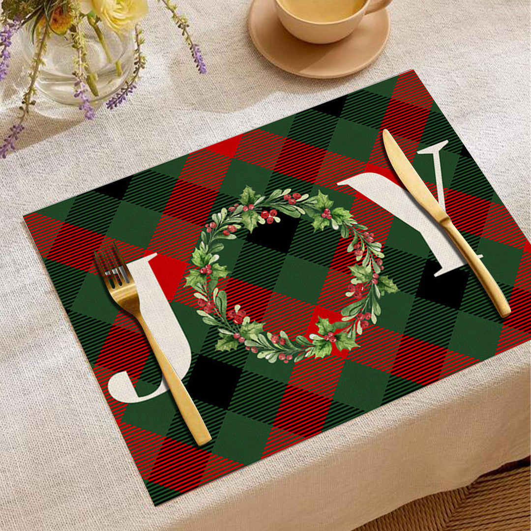 Festive Holiday-Themed Table Placemat