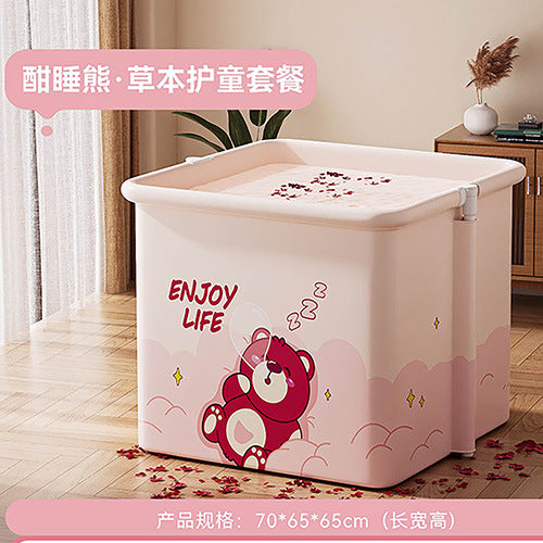 Women's Inflatable Children's Pool with Colorful Flower Pattern Stornfield