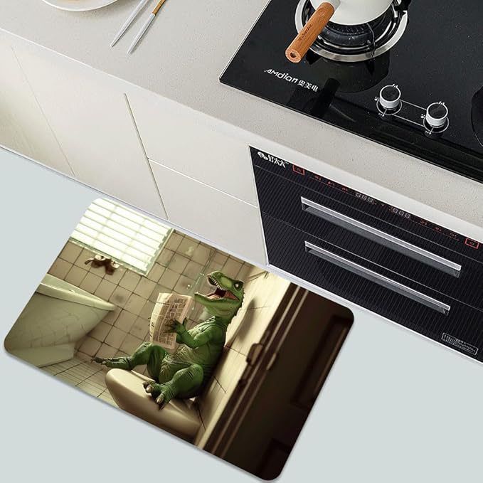 Luxurious Leaf Pattern Bath Mat