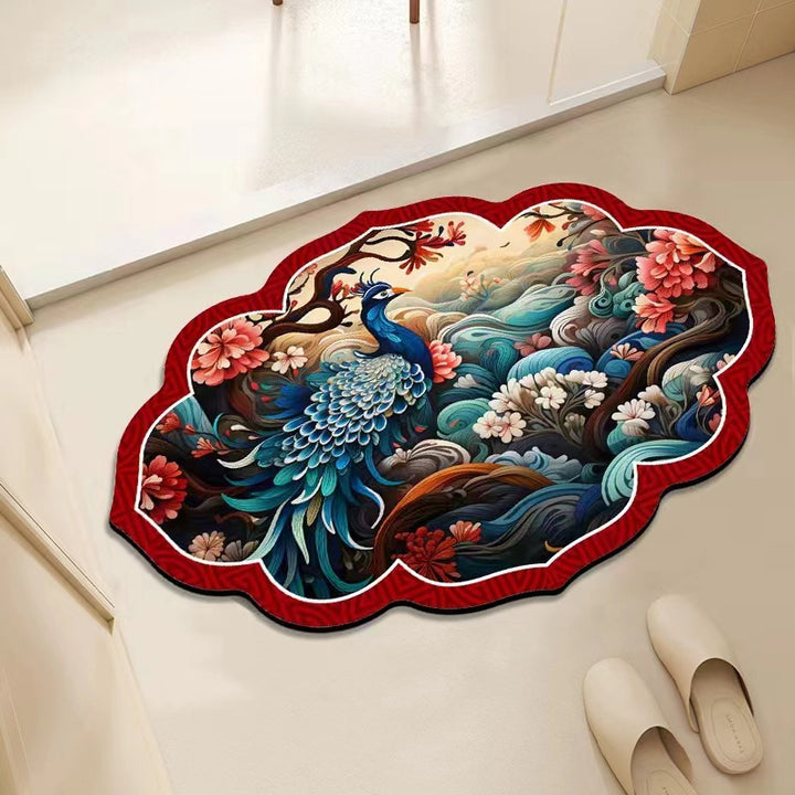 Floral Decorative Area Mat Stornfield