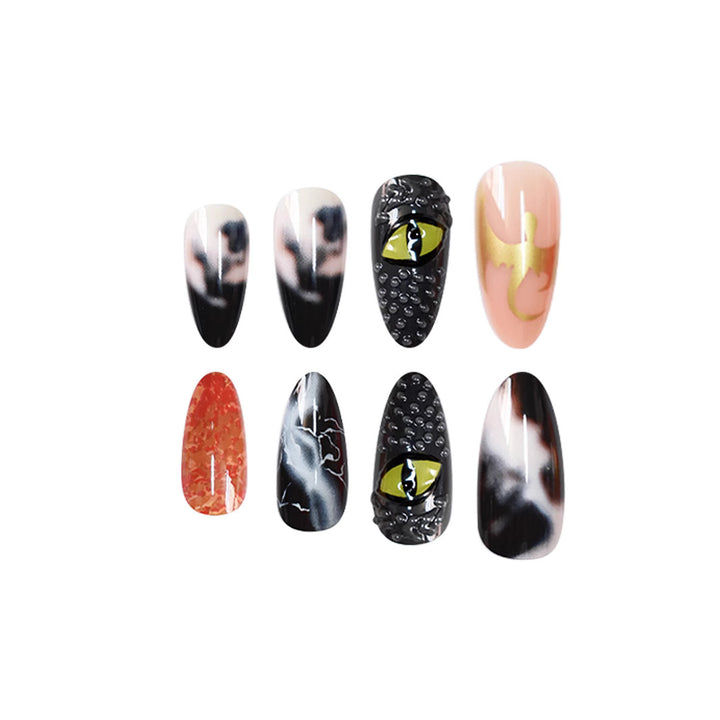 Artistic Themed Press-On Nail Art Stornfield