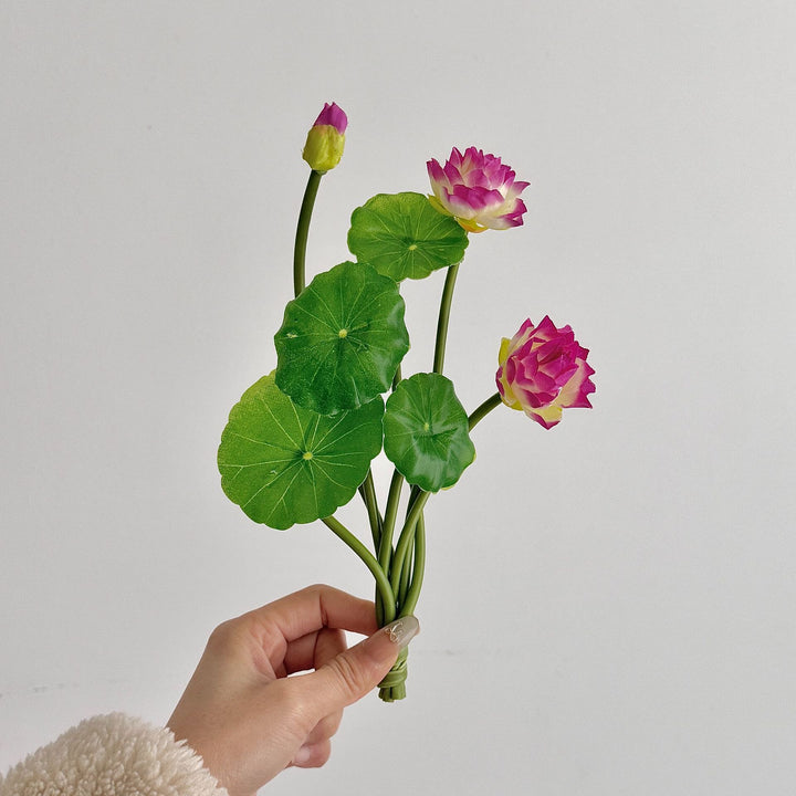 Artificial Lotus Flower Bouquet