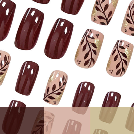 Artistic Autumn-Inspired Nail Art Stornfield