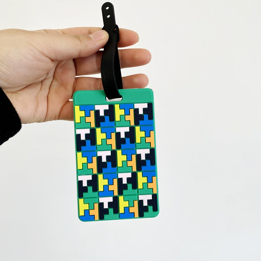 Puzzle Pattern Luggage Identifier Stornfield