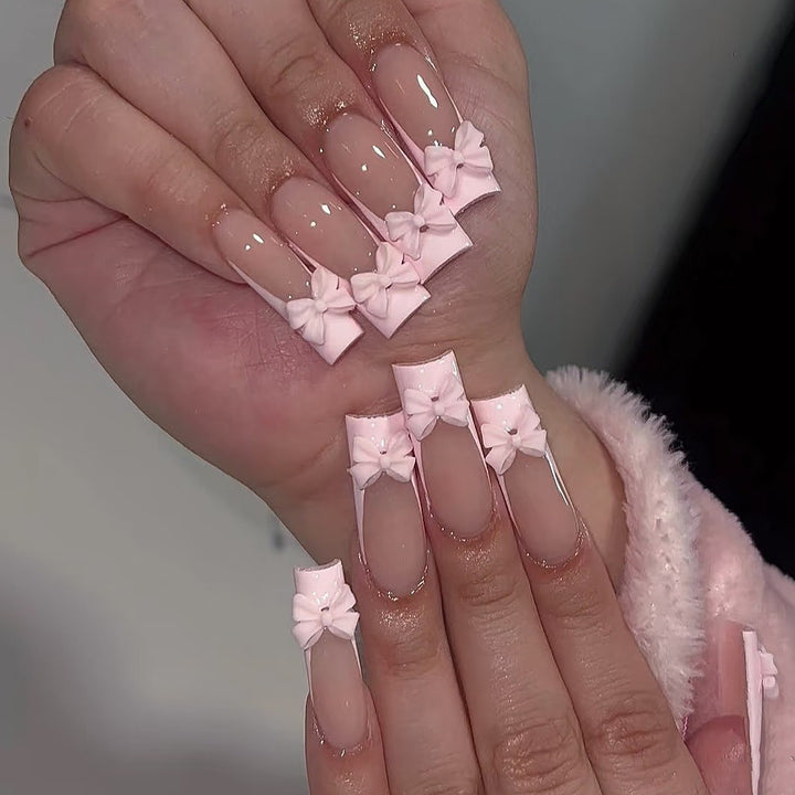 Creative Nail Art Set with Bow Decorations Stornfield