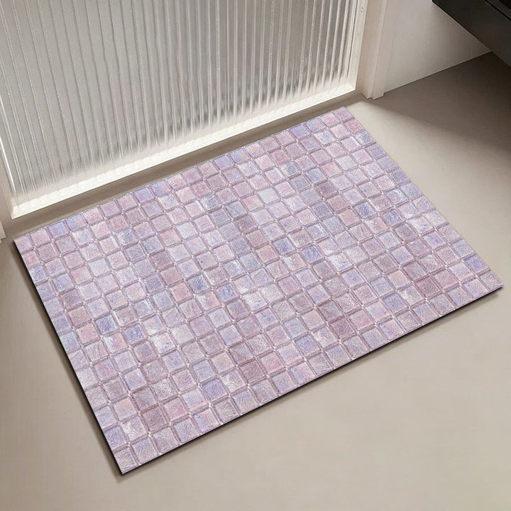 Mosaic Pattern Bath Mat Stornfield
