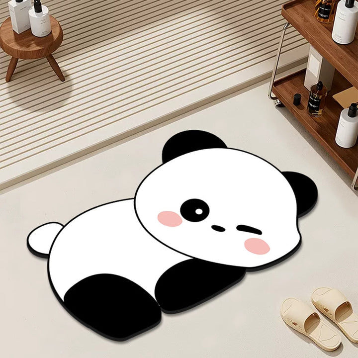 Playful Cat-Themed Area Mat