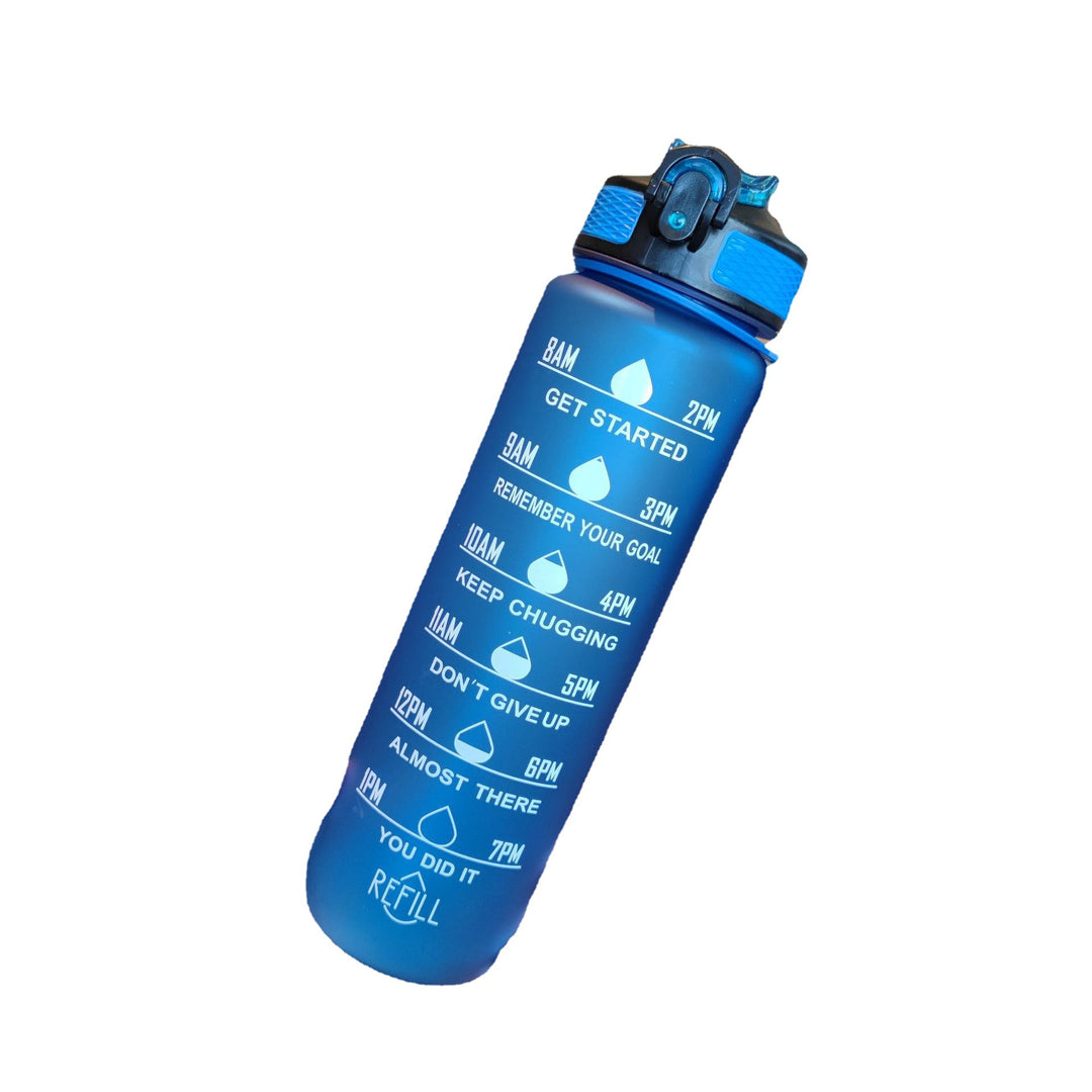 Ladies motivating water bottle with time markings Stornfield