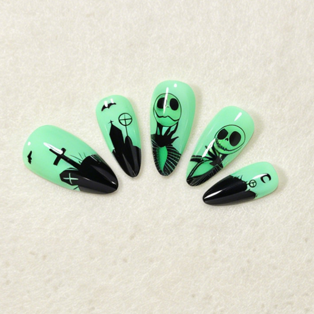 Glow-in-the-Dark Nail Art Stornfield