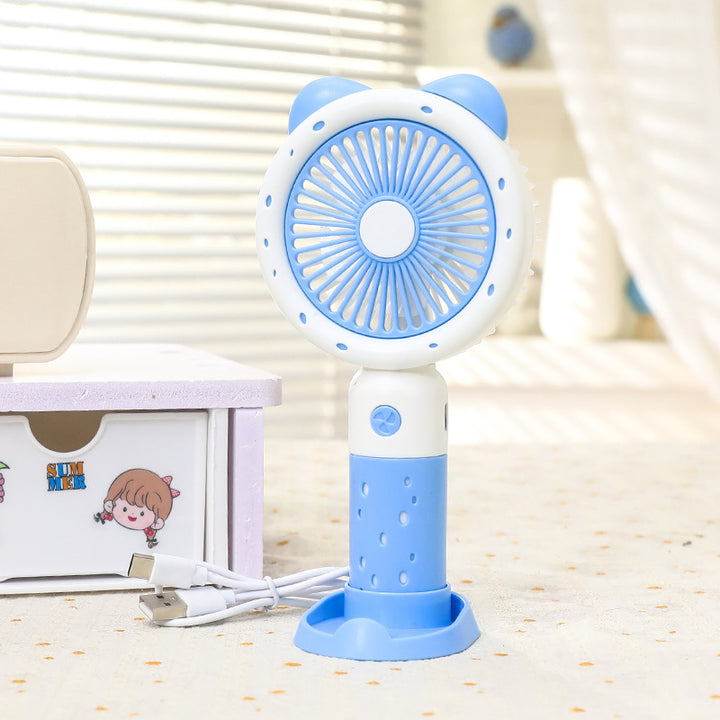 Ladies Portable Hand Fan with Cute Animal Design Stornfield