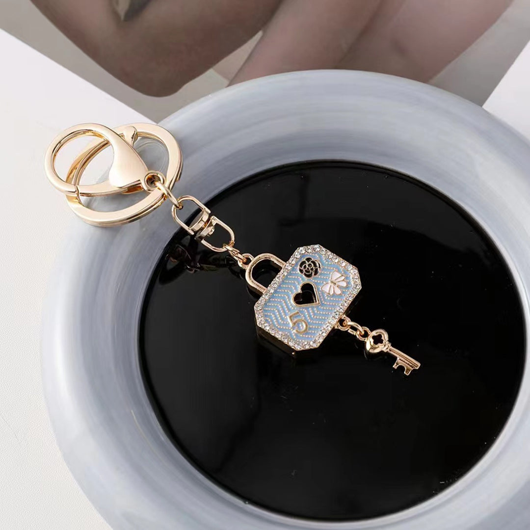 Heart-Shaped Crystal Keychain Stornfield