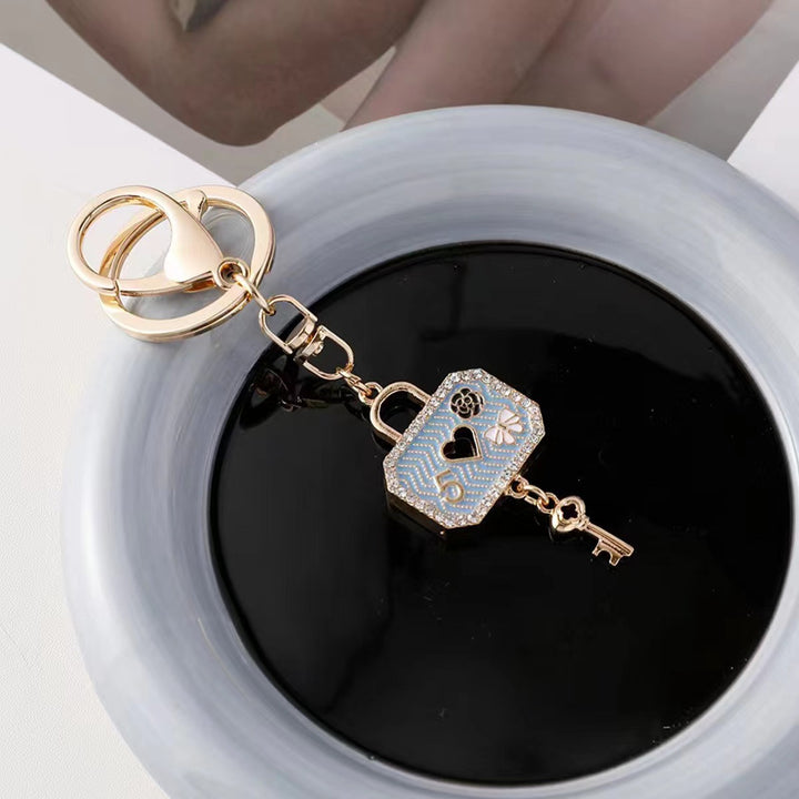 Heart-Shaped Crystal Keychain Stornfield