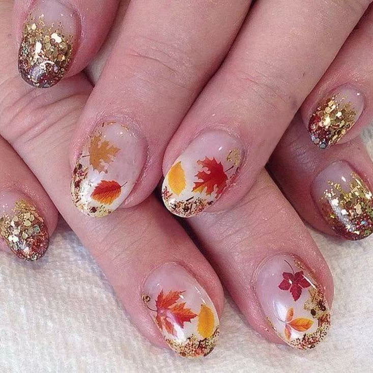 Autumn Leaf Press-On Nails Stornfield