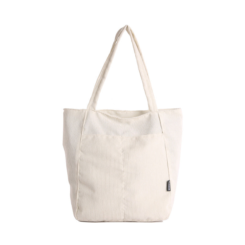 Corduroy Large Tote Bag