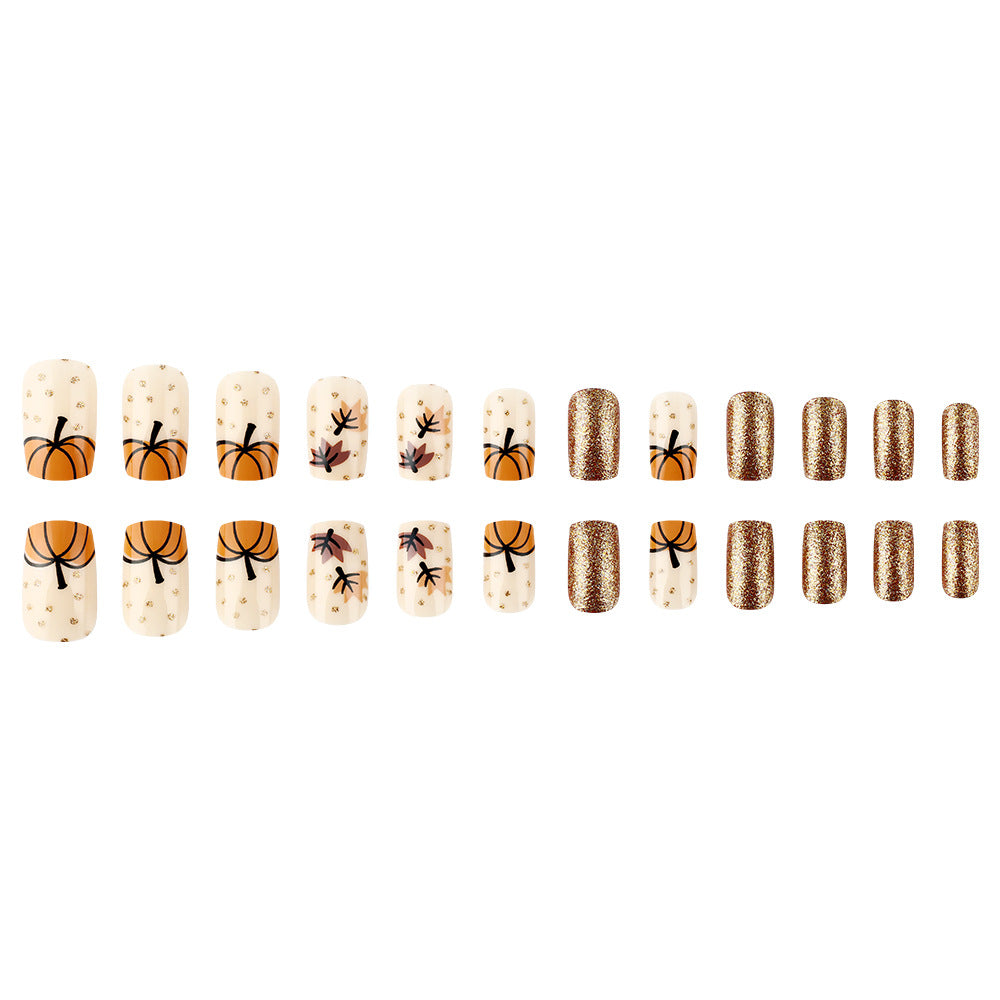 Autumn-Inspired Decorative Nail Art Stornfield