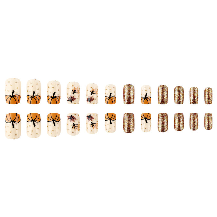 Autumn-Inspired Decorative Nail Art Stornfield