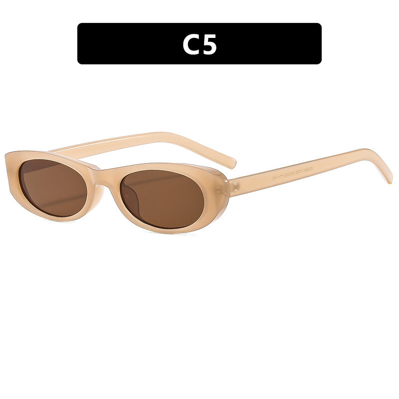 Ladies fashionable sunglasses in elegant oval frame Stornfield