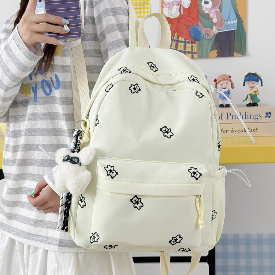 Stylish Embroidered Casual Backpack Stornfield 1791205607