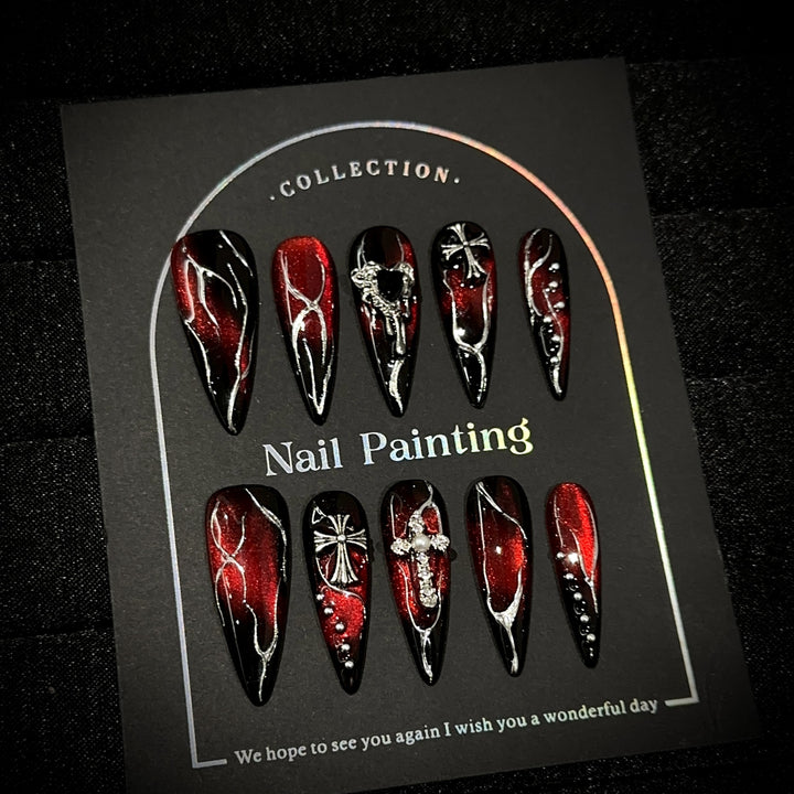 Gothic Artistry Press-On Nail Set